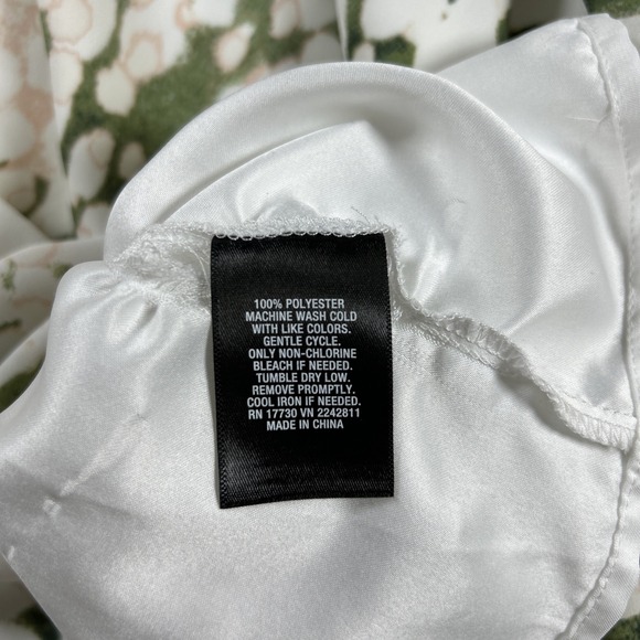 New Mossimo Halter Dress Women's XL White Geometric Tie‎ Waist Sleeveless Party - Picture 7 of 9